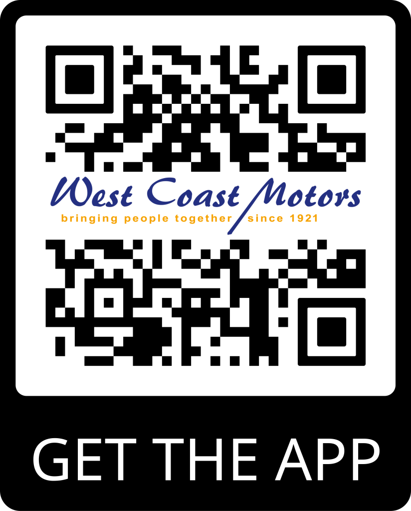 QR code to download the West Coast Motors app